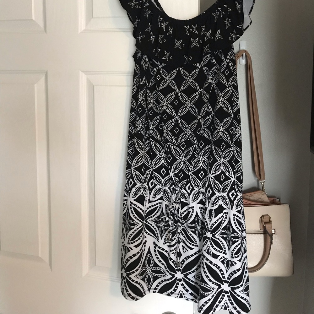 Long blouse with draw string